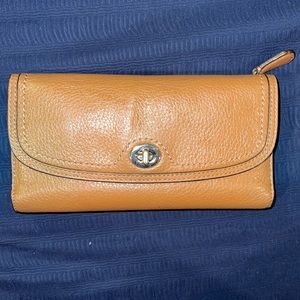 Coach checkbook wallet